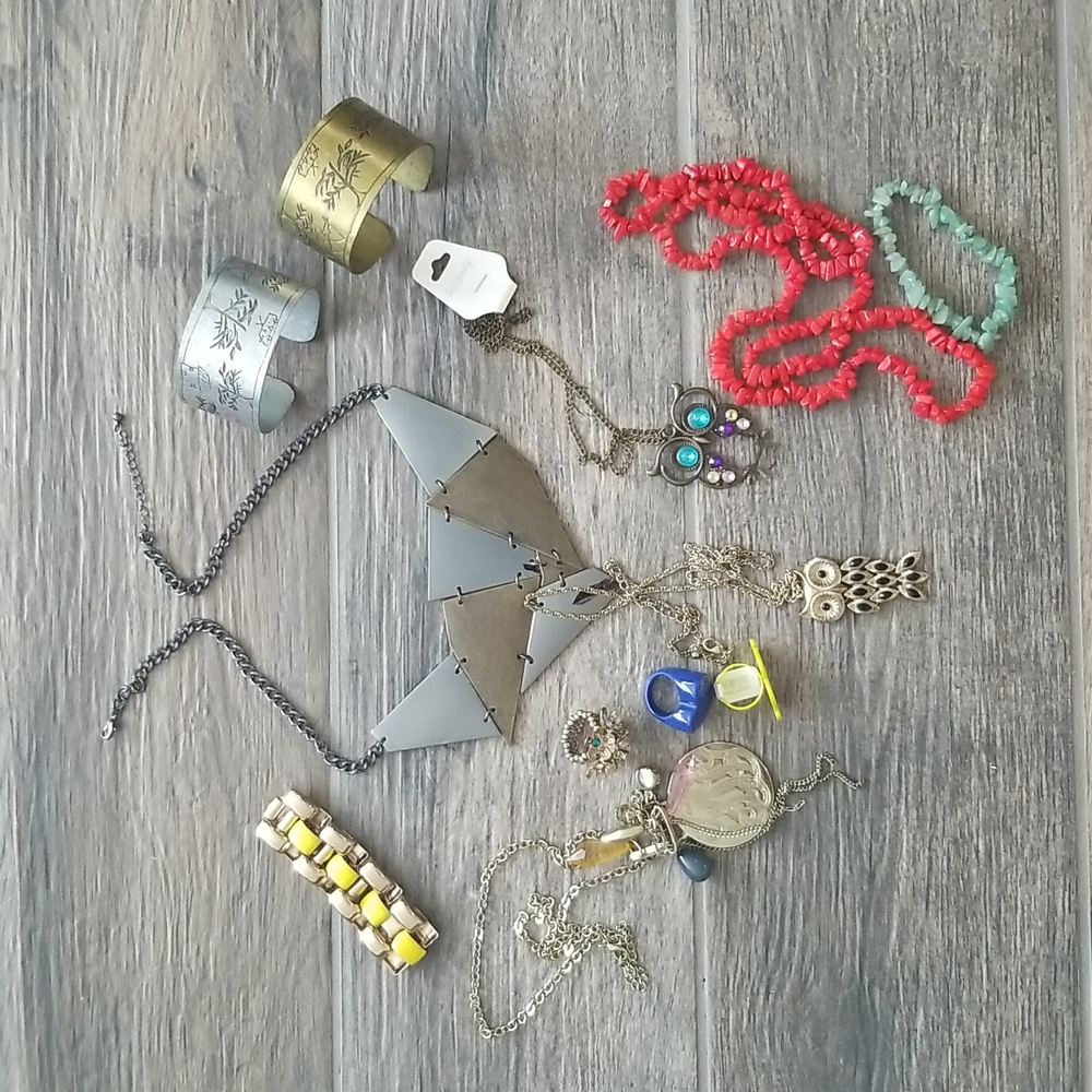 Multi Lot Necklaces, Rings and Bracelets
